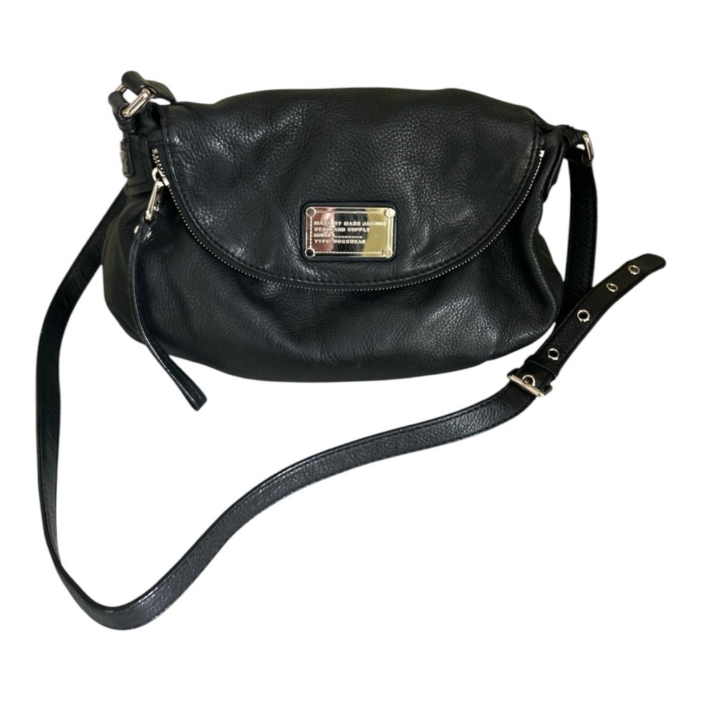 Vintage Marc Jacobs Natasha Black Leather Crossbody Bag​